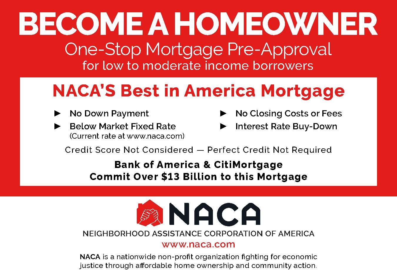 naca mortgage payment calculator